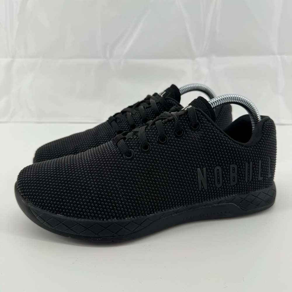 NOBULL Superfabric Crossfit Trainer Triple Black Sneakers Men's Sz 6.5 Women's 8